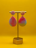 Sunset Polymer Clay Drop Earrings